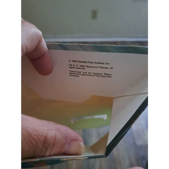 VTG 1990 Hardees Days of Thunder Funmeal Boxes Lot 3 NASCAR Unused Movie Promo - Picture 6 of 6